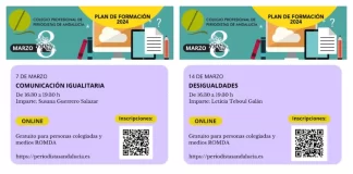 La igualdad de género centra el Plan de Formación del Colegio de Periodistas durante el mes de marzo 