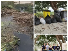 PACMA recoge más de 150kg de basura en la ribera del río de Fuengirola