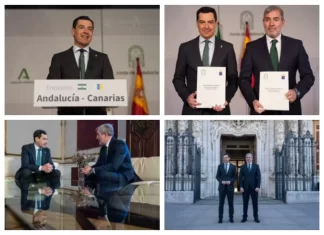 Andalucía y Canarias firman un acuerdo para avanzar en materias como la sequía, la inmigración o la financiación
