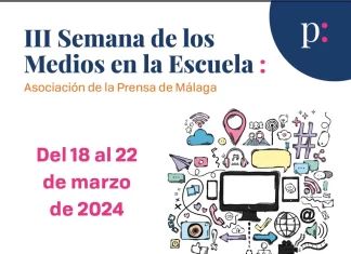 La Asociación de la Prensa de Málaga celebra la III Semana de los Medios en la Escuela del 18 al 22 de marzo con una veintena de actividades