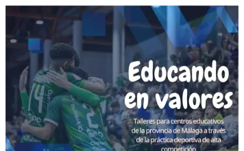 La Diputación de Málaga y el CD UMA Antequera llevarán los talleres Educando en Valores a 30 municipios y a 1.800 escolares de la provincia