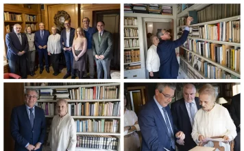 La poeta María Victoria Atencia cederá en mayo su archivo completo y la primera entrega de su biblioteca personal a la Diputación