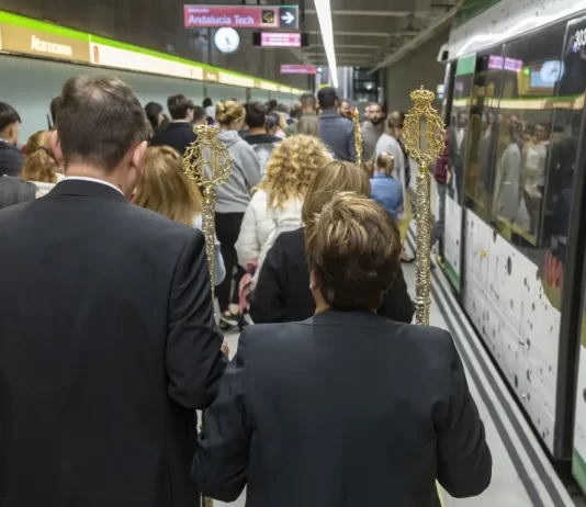 Metro de Málaga ofrecerá servicio ininterrumpido desde el Miércoles Santo al Viernes Santo