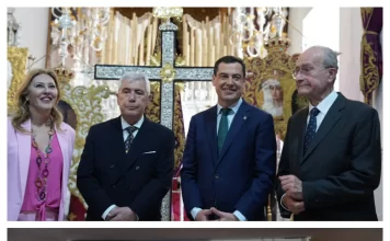 Moreno preside la firma del Protocolo que impulsará la nueva Casa Hermandad del Cautivo en Málaga
