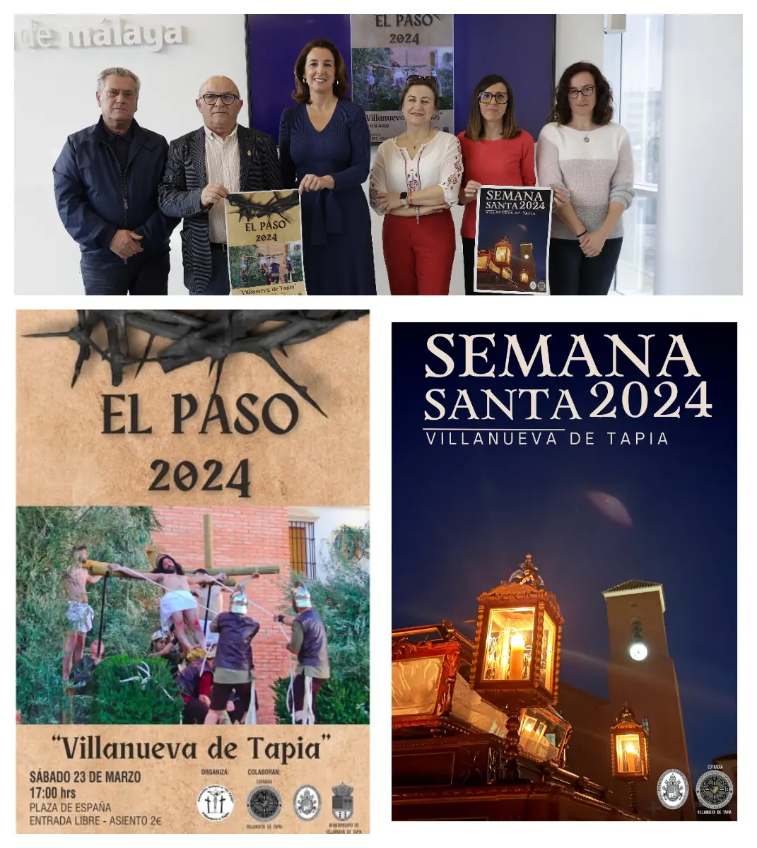 Vecinos de Villanueva de Tapia representan El Paso el sábado 23 de marzo con diálogos en verso