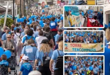 Éxito rotundo en la I Caminata Solidaria “Tenía que ser en Torremolinos” organizada por la asociación TEAcompaño