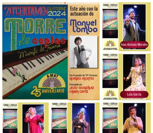 Ya se conoce a los finalistas del XX Certamen Torre de Coplas ‘Marifé de Triana’ de Alhaurín de la Torre