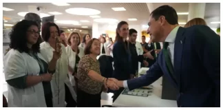 Moreno destaca una reducción en las listas de espera quirúrgica, de diciembre a marzo, de 5.000 pacientes