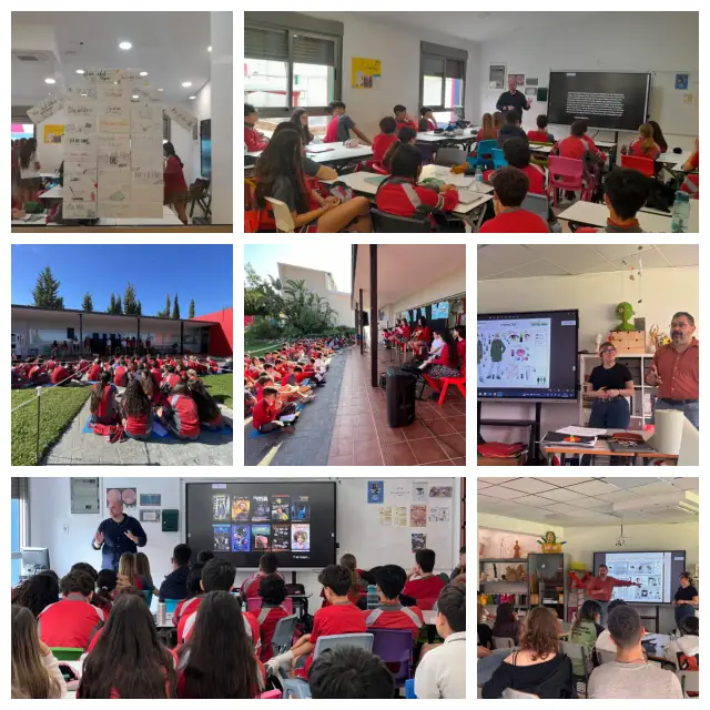 Escritores malagueños ponen letra y voz a la Semana del Libro del Colegio El Pinar