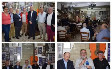 Fosforito y Joaquín Villanova participan en otro coloquio por el 50 aniversario de la Torre del Cante de Alhaurín de la Torre Fosforito y Joaquín Villanova participan en otro coloquio por el 50 aniversario de la Torre del Cante de Alhaurín de la Torre