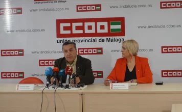 CCOO apoya la concentración en Antequera del 30 de abril contra el cambio de uso de la residencia de La Vega