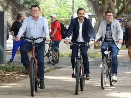 El PSOE exige a De la Torre la construcción de un carril bici en el túnel de La Alcazaba como demanda Ruedas Redondas