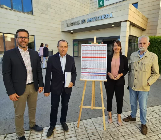 El PSOE pide la dimisión de la gerente del Hospital de Antequera por el aumento hasta más de 10.000 personas de la listas de espera en seis meses