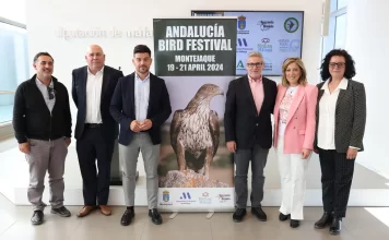 La Diputación participa en el primer festival ornitológico de la provincia, que se celebrará en Montejaque