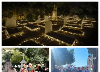 La actividad cultural impulsada por la Junta en el Cementerio Inglés permite su restauración