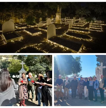 La actividad cultural impulsada por la Junta en el Cementerio Inglés permite su restauración
