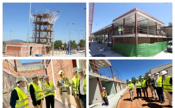 Las obras del nuevo parque de bomberos de Antequera concluirán a final de año