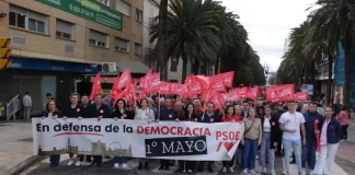 Celebración del 1 de Mayo en Málaga