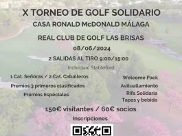 10º Torneo de Golf Solidario de la Casa Ronald McDonald de Málaga.