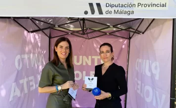 La Diputación lleva los Puntos Violeta a las fiestas de los municipios para informar y prevenir frente a la violencia de género