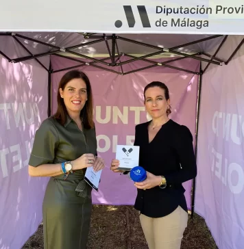 La Diputación lleva los Puntos Violeta a las fiestas de los municipios para informar y prevenir frente a la violencia de género