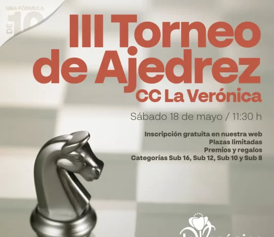 La Verónica acoge un Torneo de Ajedrez el próximo 18 de mayo