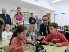 El CEIP María Auxiliadora de Carratraca se suma a los 30 centros bioclimatizados en la provincia gracias a los fondos de la Unión Europea