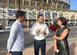 El PSOE pide a De la Torre que «no haga un pelotazo urbanístico» de la remodelación del estadio de La Rosaleda