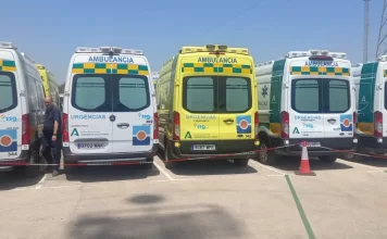 Comienzan a dar servicio los nuevos vehículos de transporte sanitario de la provincia de Málaga que suma 12 ambulancias a las 190 existentes