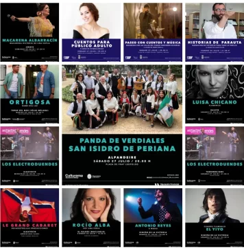 Verdiales, circo, flamenco y un nuevo encuentro del Festival Itinerante de Narración oral, entre la programación semanal cultural de la Diputación en la provincia