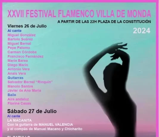 Monda celebra este fin de semana su XXVII Festival Flamenco