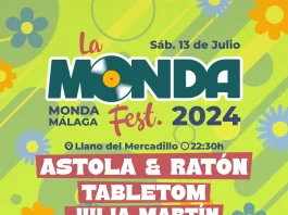 Monda celebra el próximo sábado 13 de julio la quinta edición de ‘La Monda Fest’