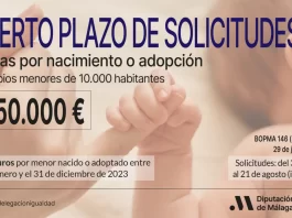 Unas 375 familias de pueblos pequeños se podrán beneficiar de las ayudas de la Diputación por nacimiento o adopción