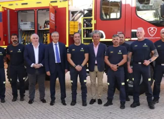 La Diputación refuerza el dispositivo de verano del CPB con nuevos camiones y equipos para intervenciones en incendios forestales