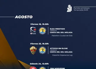 Calendario de pretemporada del Costa del Sol Málaga