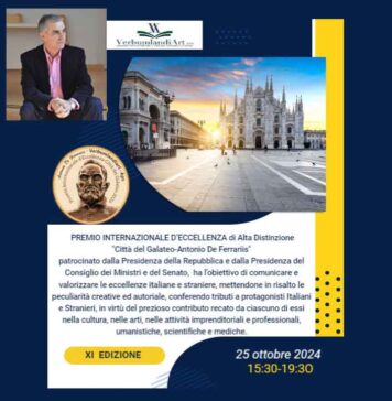 José Sarria recibe el Premio de Excelencia por la Cultura y el Compromiso Social “Ciudad del Galateo - Antonio De Ferraris”