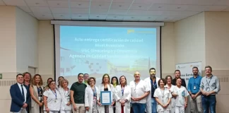 La unidad de Ginecología y Obstetricia del Área de Gestión Sanitaria Norte de Málaga recibe la certificación de la Agencia de Calidad Sanitaria de Andalucía
