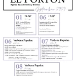 Agenda de eventos Culturales programados por Finca el Portón de Alhaurín de la Torre