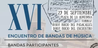 Torrox celebra el XVI Encuentro de Bandas de Música con seis formaciones participantes