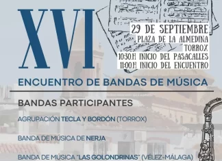 Torrox celebra el XVI Encuentro de Bandas de Música con seis formaciones participantes