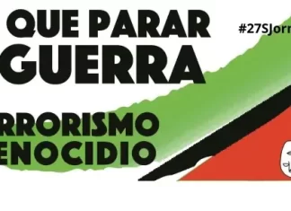 En apoyo a las concentraciones del 27S por Palestina