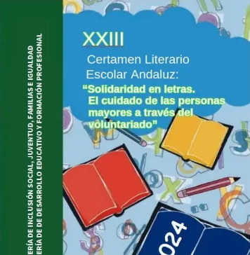 Nueve alumnos de Educación Primaria y Educación Especial de Andalucía, ganadores del Certamen Literario sobre voluntariado Andalucía lanza la XXIII edición del Certamen Literario Escolar de Voluntariado, centrado este año en el cuidado de las personas mayores