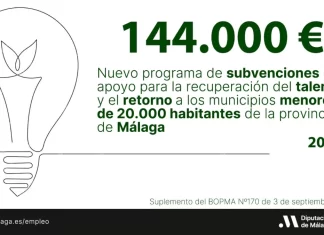 La Diputación pone en marcha una nueva línea de ayudas para fomentar el retorno de emprendedores y empresas a los pueblos más pequeños