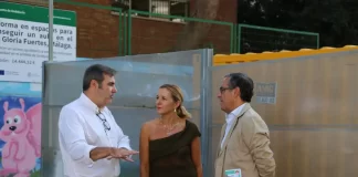 Visita de Educación y Fomento a centros educativos en la zona de ampliación del Metro de Málaga