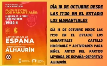 El Club Deportivo Alhaurín «La Peña» se enfrentará a las Leyendas de la Selección Española en un evento familiar