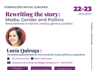 La APM acoge un taller de la Unión Europea sobre Periodismo y Género, los días 22 y 23 de octubre