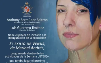 Alhaurín el Grande inaugura la exposición "El exilio de Venus" de Maribel Andrés, dentro de la II Semana LGTBIQ+