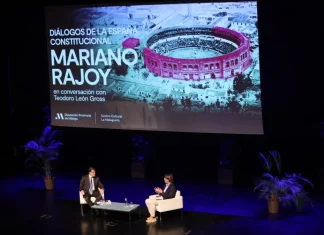 El expresidente del Gobierno Mariano Rajoy habla acerca de ‘La ruptura del pacto constitucional’ en la Diputación de Málaga
