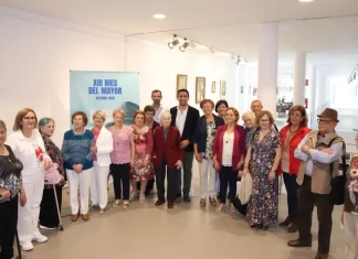 Los mayores de la provincia de Málaga exponen su arte en la Diputación