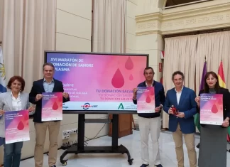 El Centro de Transfusión, Tejidos y Células de Málaga organiza su XVI Maratón de Donación de Sangre el próximo 30 de octubre